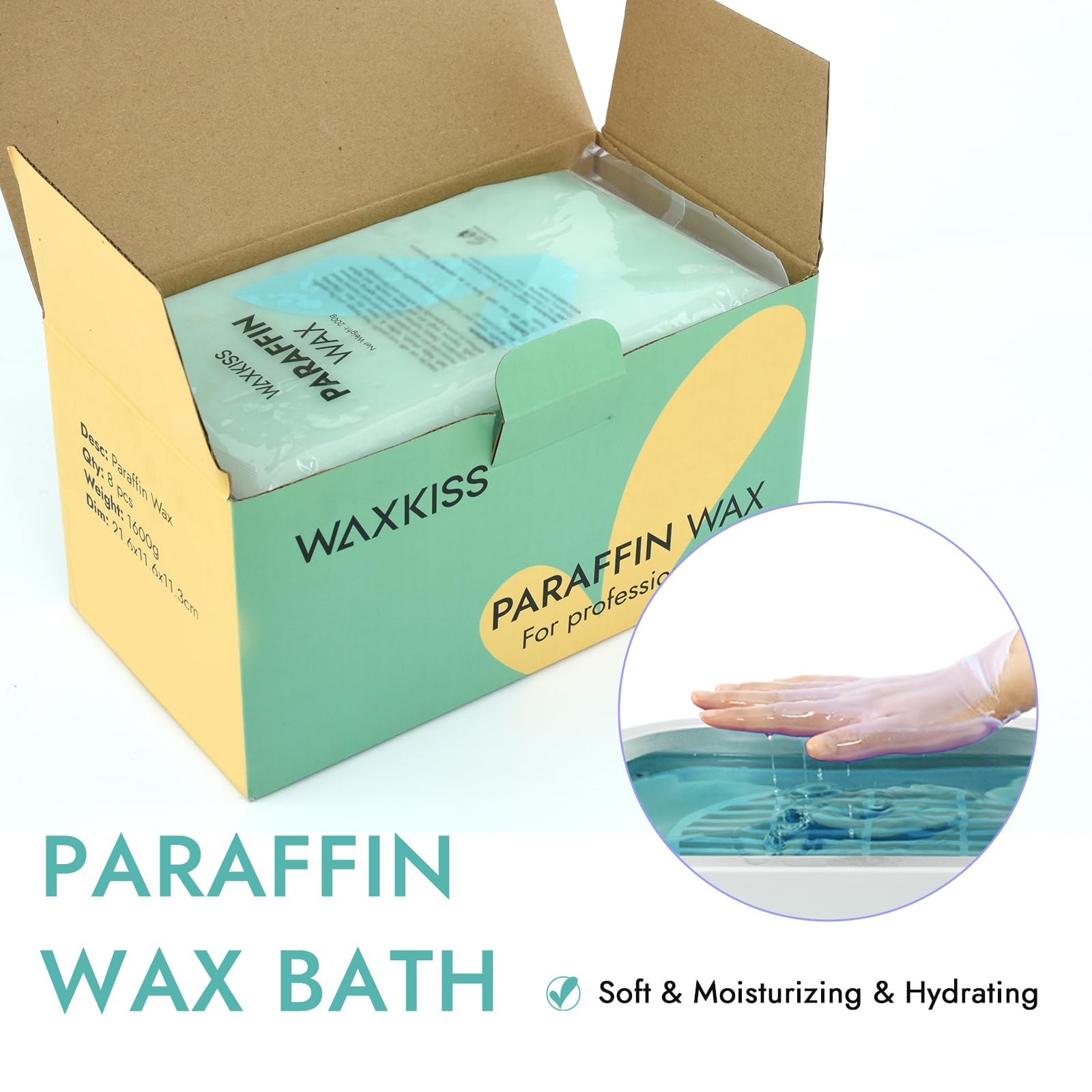 Amazon.com : Paraffin Wax Refill for Hand and Feet 6 packs